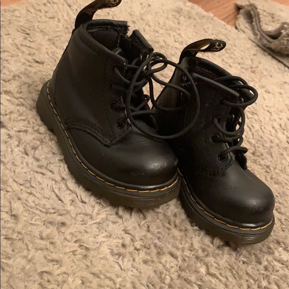 Dr. Martens 1460 4-Eye Boot - Baby/Toddler - Black